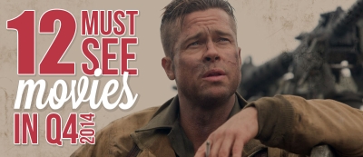 12 must see movies in Q4 2014