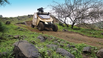 Dit is de brute Plasan Yagu Armored Vehicle