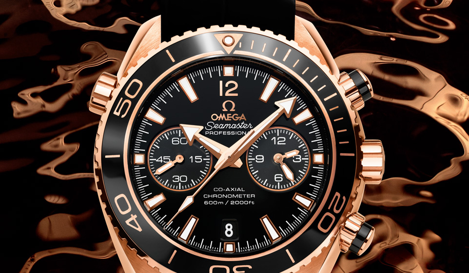 Omega Seamaster Planet Ocean Ceragold