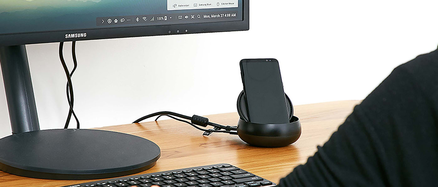 Samsung DeX desktop dock voor de nieuwe Galaxy S8