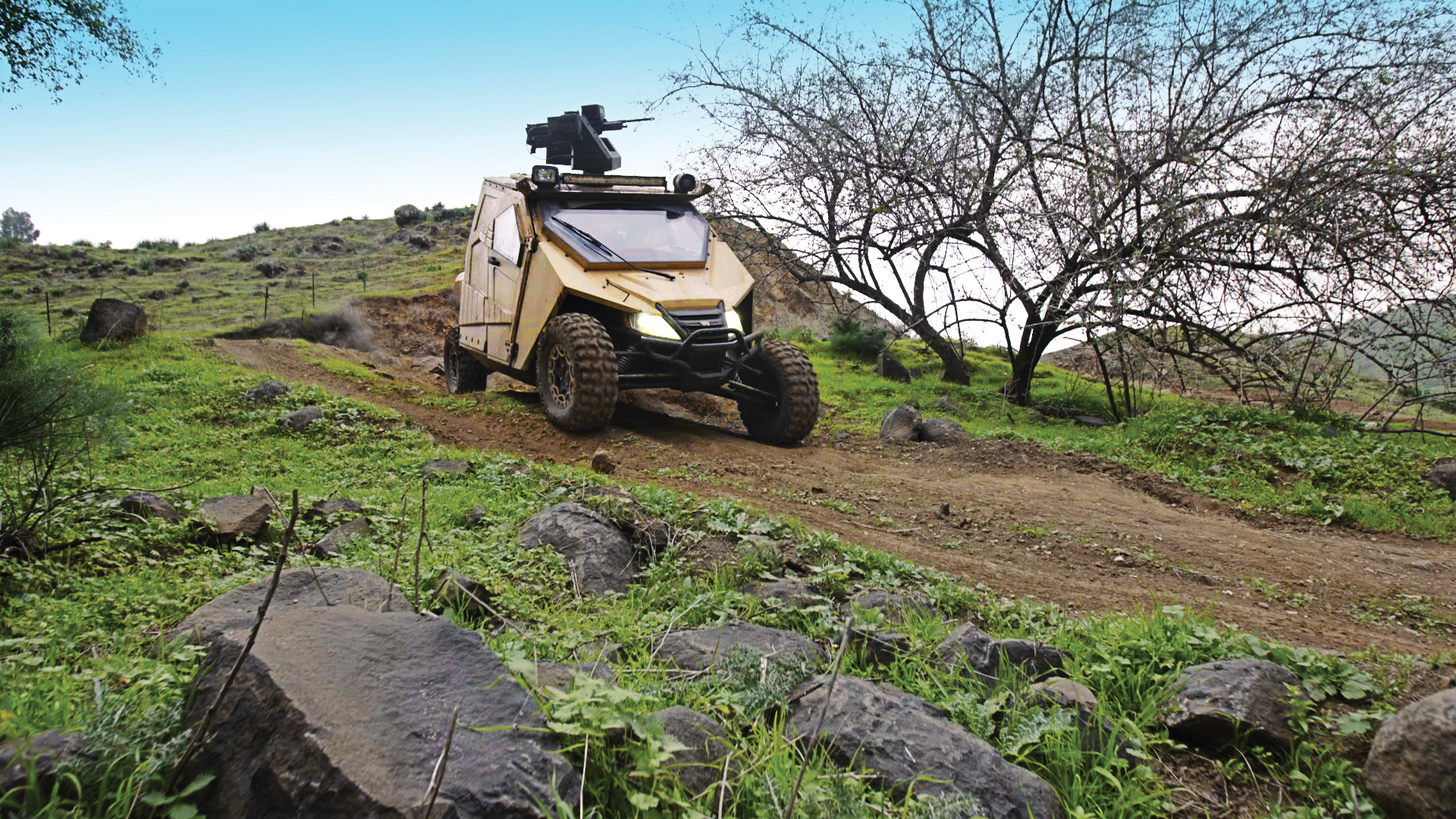 Dit is de brute Plasan Yagu Armored Vehicle