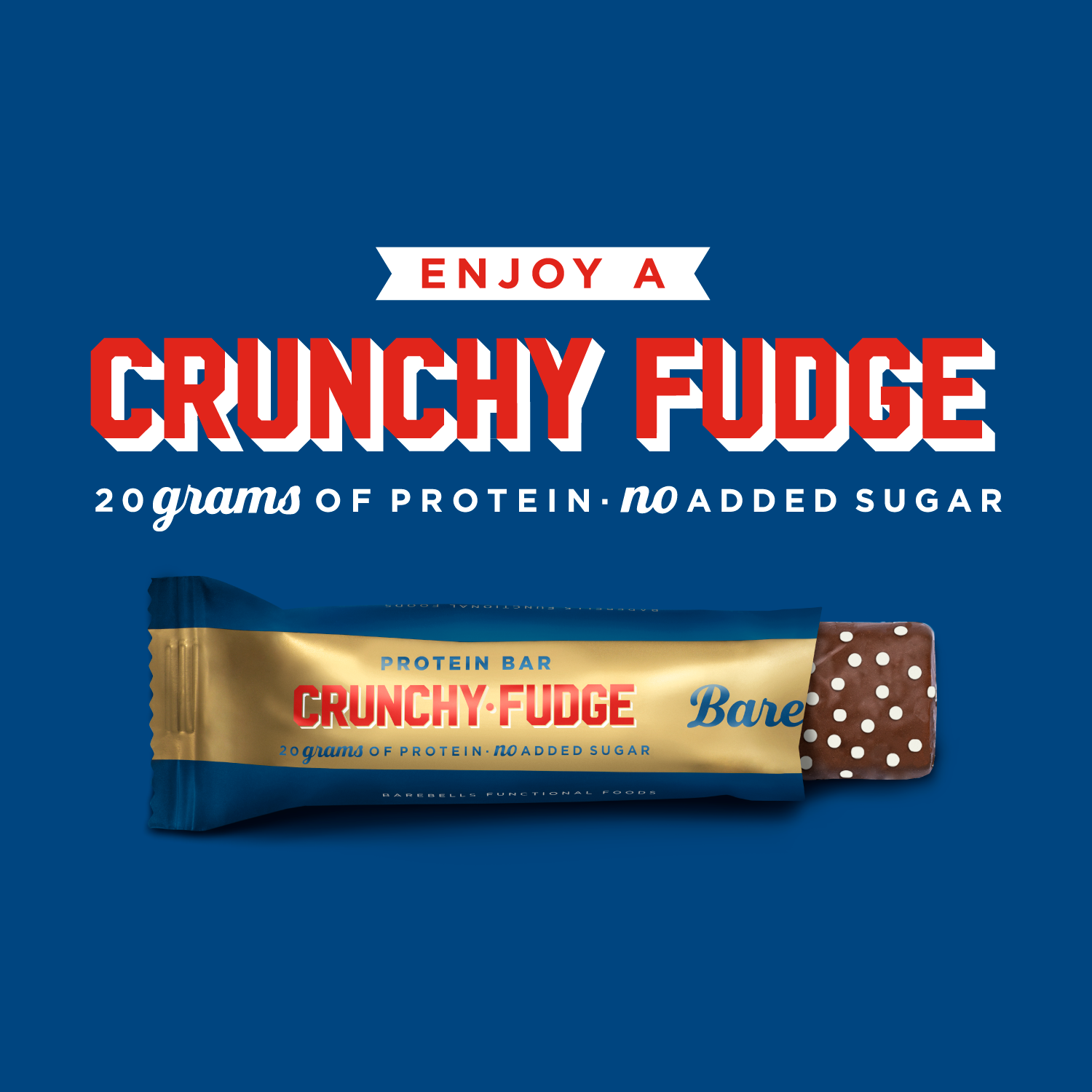 Must-try: De zojuist gelanceerde Crunchy Fudge Eiwitreep van Barebells is héérlijk!